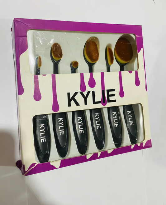 Makeup Brushes, Set Of 6